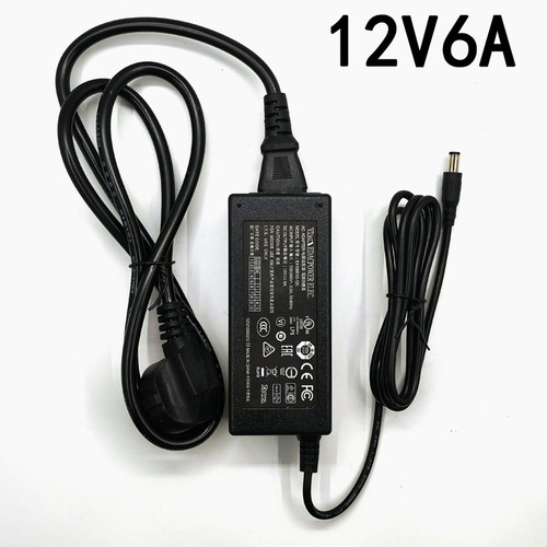 全新12V6A电源适配器12伏6安5A4A3A2A1A通用液晶显示器电源监控