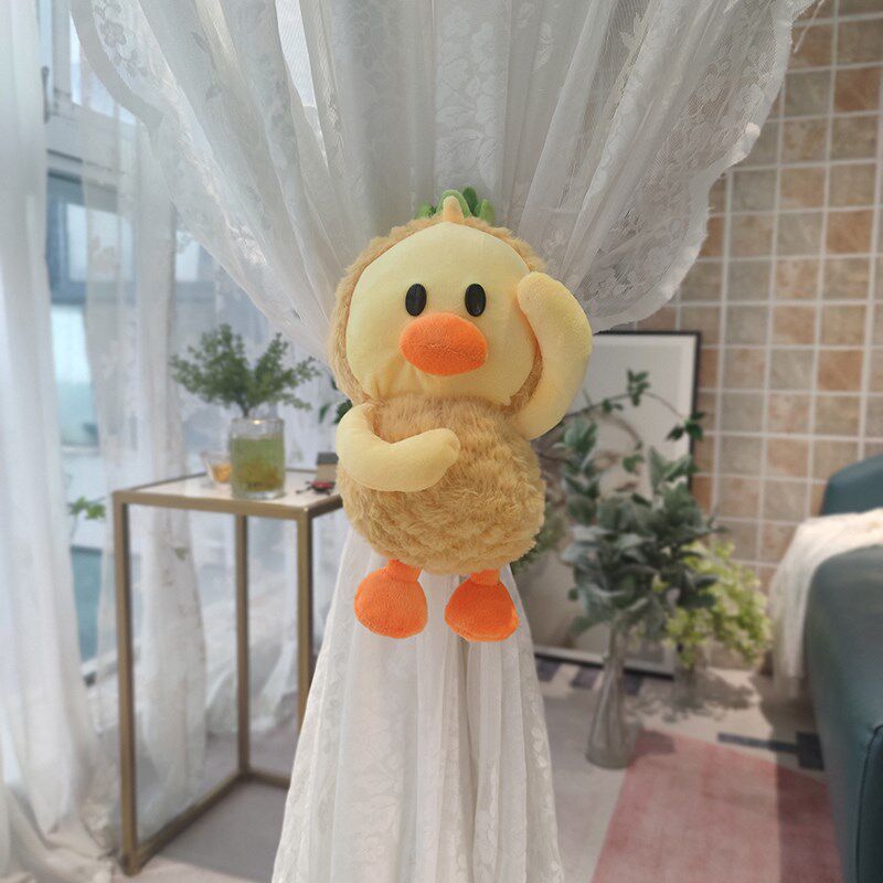 卡通窗帘扣树脂插扣便捷免打孔纱帘绑带弹力扣绑窗帘的绳子开口环