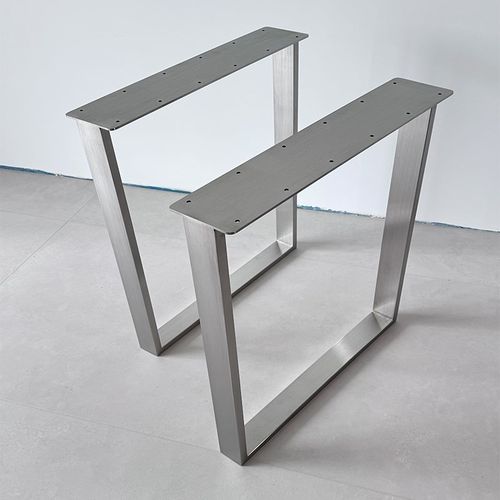 实木大板支架桌脚不锈钢桌腿桌子腿餐台脚支架吧台腿支撑腿书桌脚