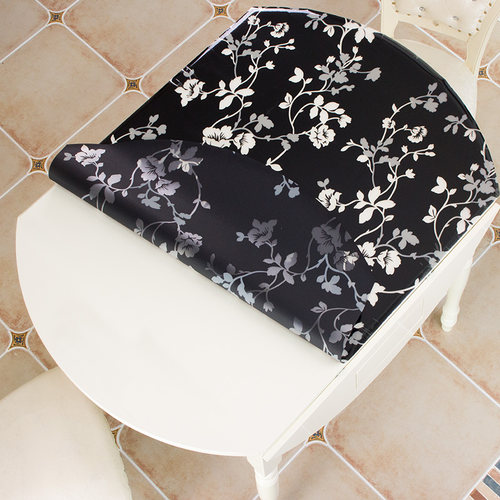 伸缩摺叠圆桌布 pvc软玻璃 防水防油防烫免洗 椭圆形桌垫 圆桌布