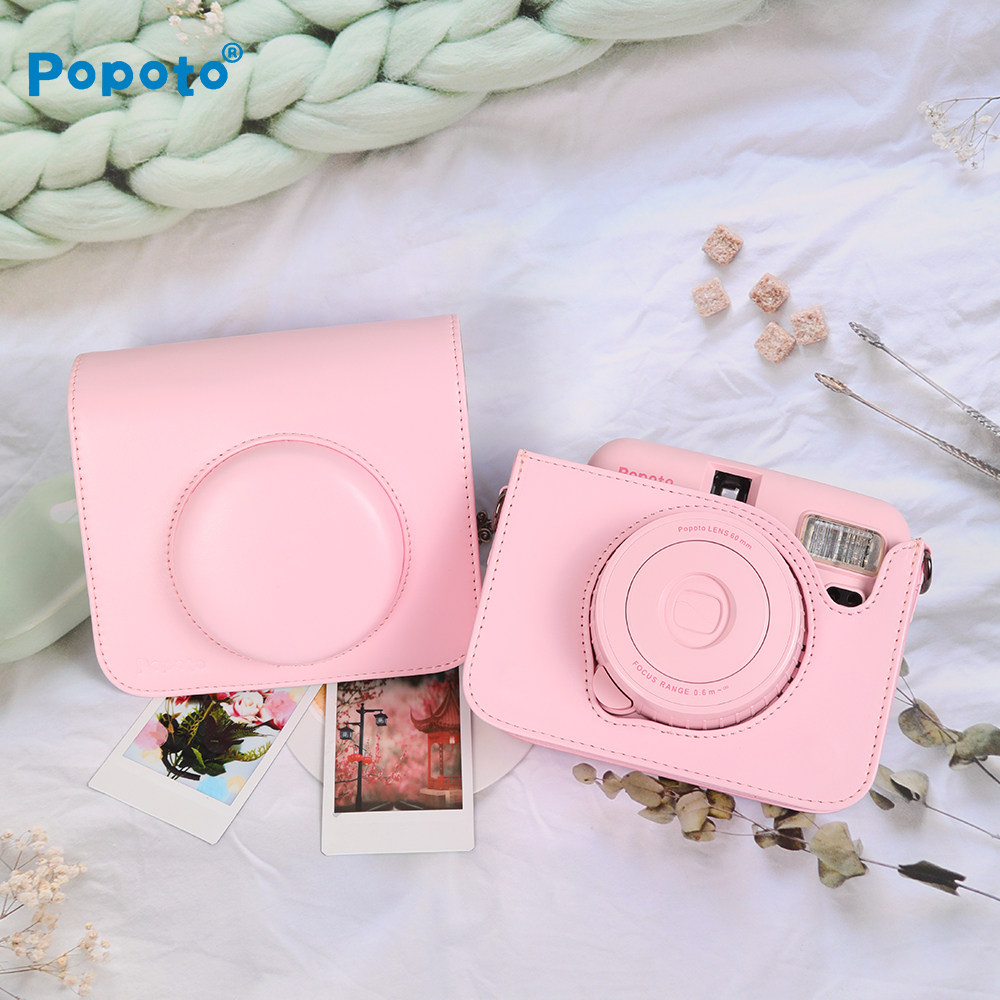 Popoto拍立得相机皮革包相机包皮套皮质保护新款拍立得相机包