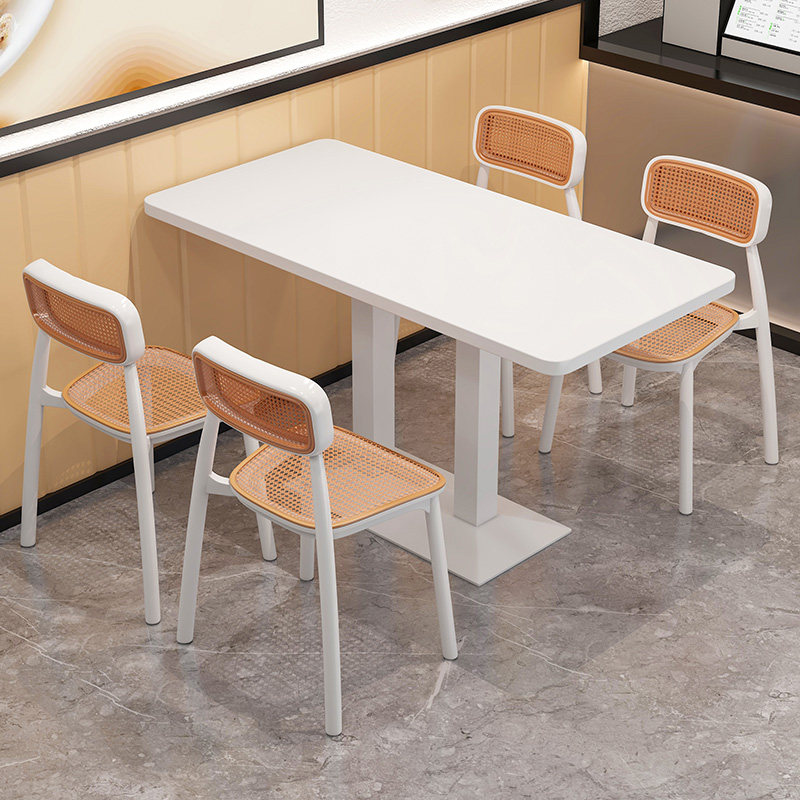 奶茶店桌椅小吃快餐饭店专用桌子餐饮商用接待洽谈2人4人桌椅组合,住宅家具,板木餐桌,淘宝优惠券,粉丝福利购,淘宝优惠卷