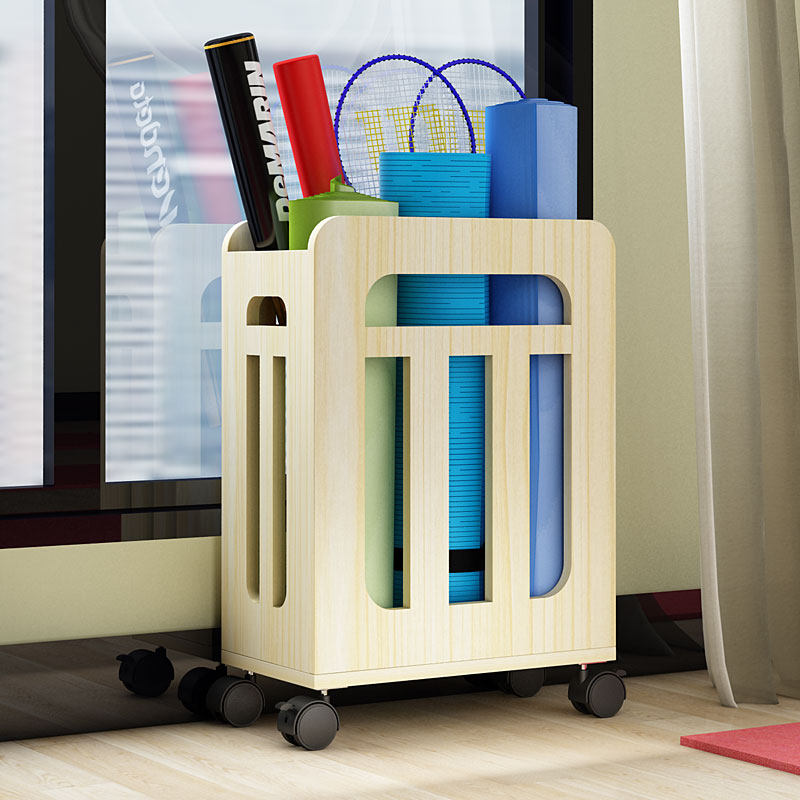 木质大号瑜伽垫收纳筐放体育用品运动器材的篮子健身器械置物架子,收纳整理,运动器材收纳用具,淘宝优惠券,粉丝福利购,淘宝优惠卷