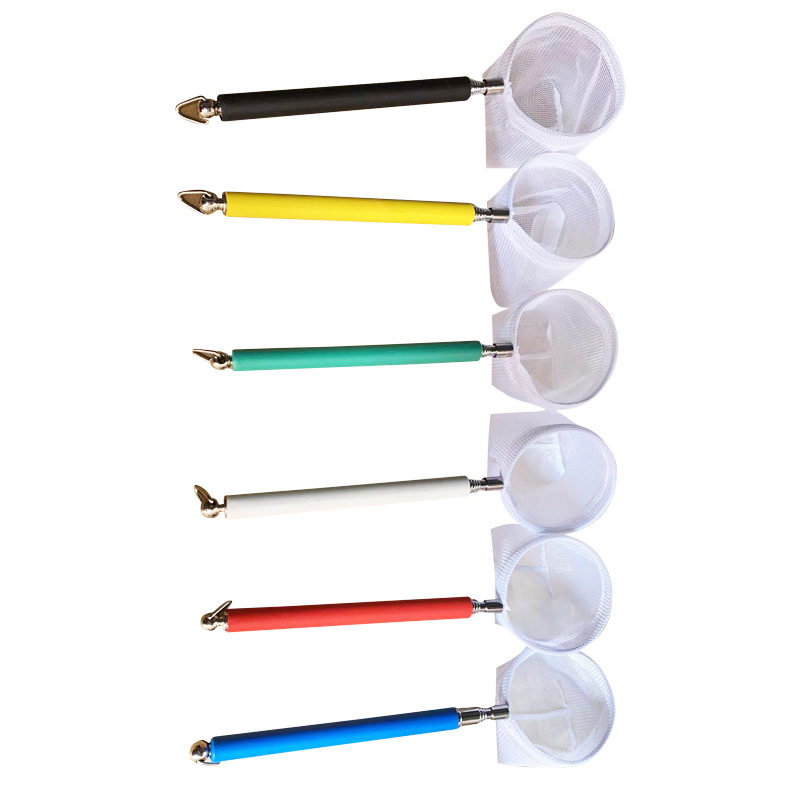 鱼捞渔网网兜可伸缩3D立体虾捞圆形小渔捞水族辅件捞鱼网配件清洁