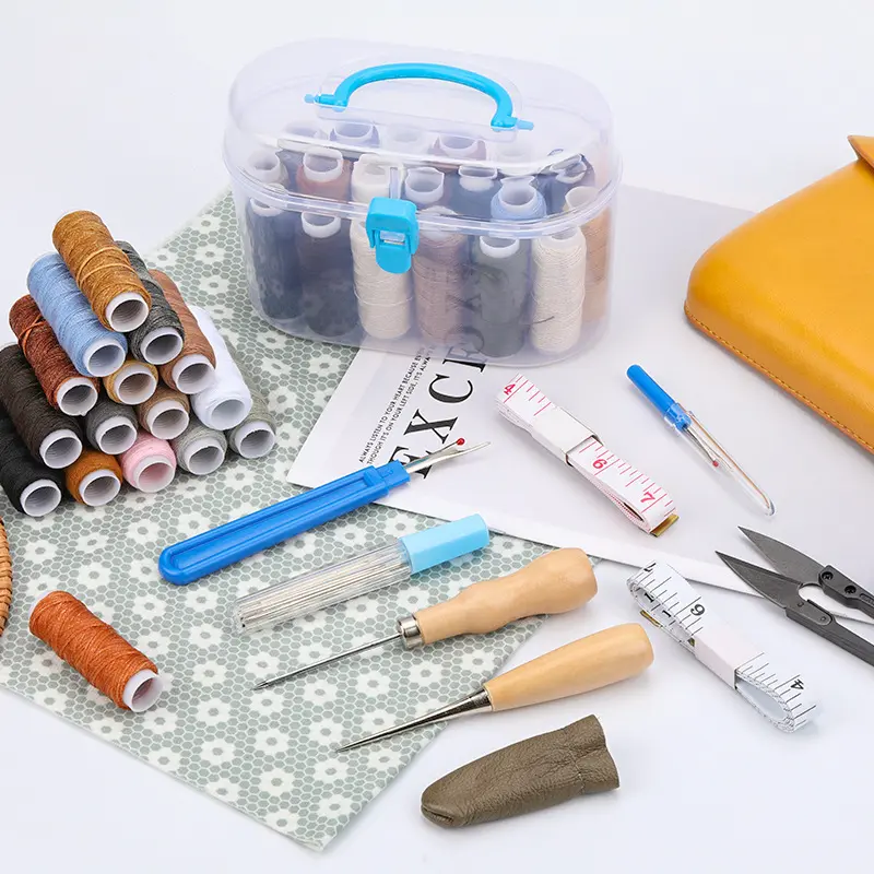 多功能针线盒家用套装 多色线多尺寸手缝针手工缝纫针线包