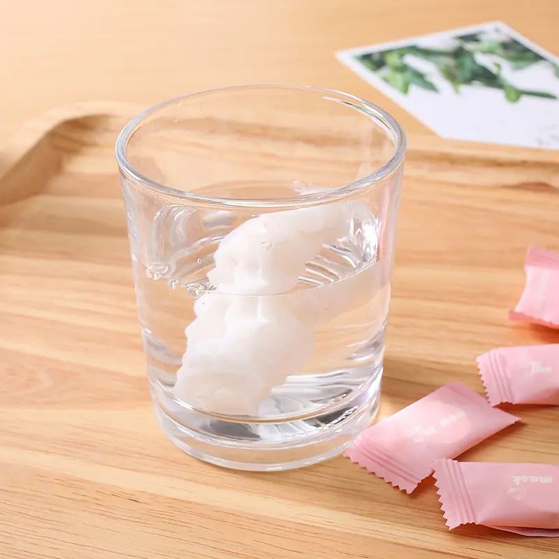 压缩面膜粒 一次性棉压缩纸 纺布面膜 糖果粒包装面膜布