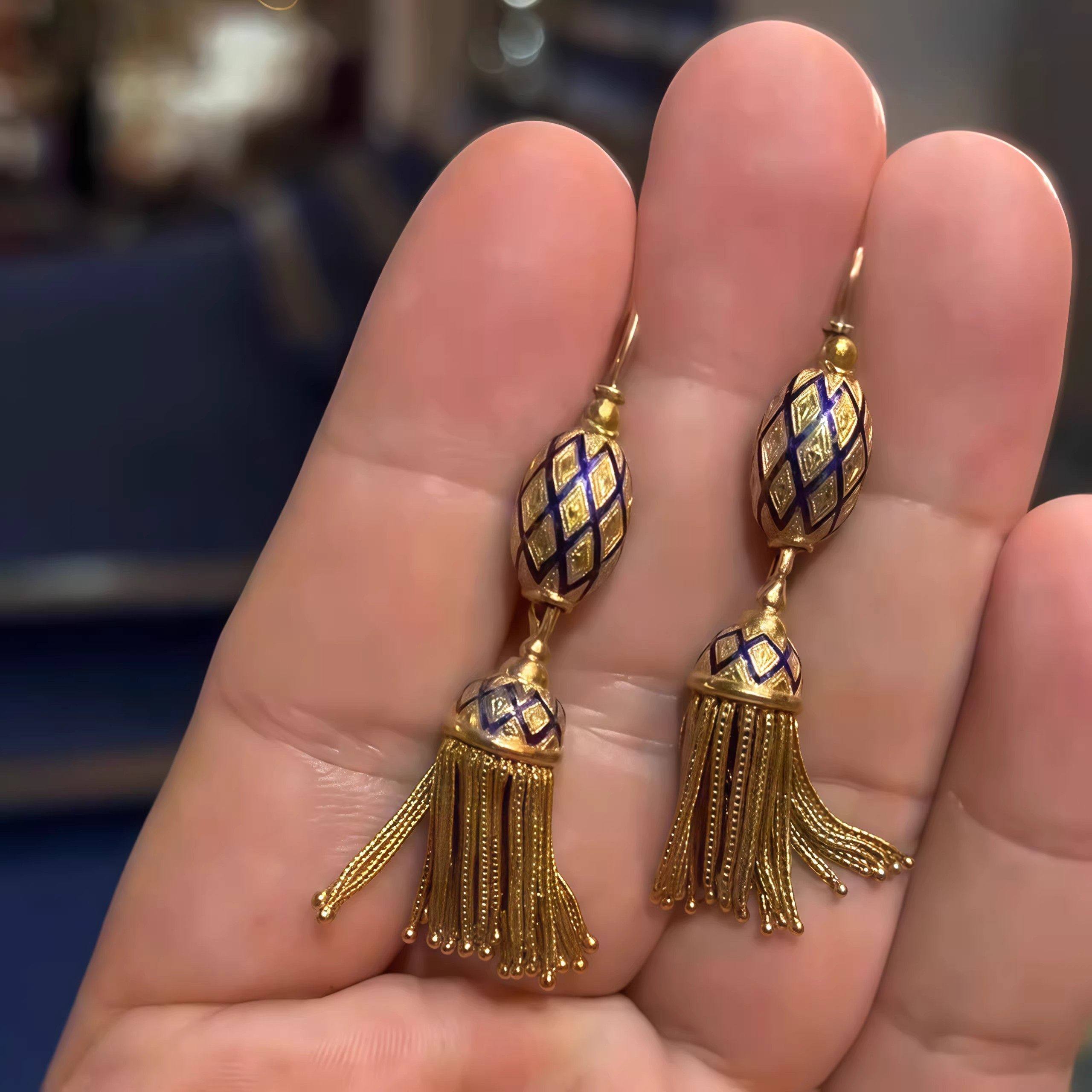 中古Vintage重工流苏复古宫廷轻奢风耳钉夸张小众时尚高级感耳饰,饰品/流行首饰/时尚饰品新,耳环,淘宝优惠券,粉丝福利购,淘宝优惠卷