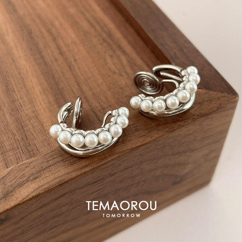 法式复古仿珍珠无耳洞耳夹女款独特气质百搭时尚耳环小众设计耳饰,饰品/流行首饰/时尚饰品新,耳夹,淘宝优惠券,粉丝福利购,淘宝优惠卷