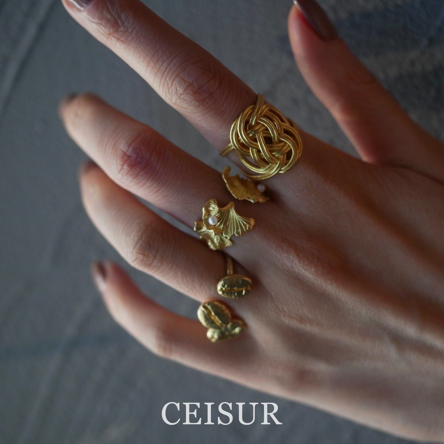 复古重工金色拉丝缠绕开口戒指女独特气质百搭指环小众设计食指戒,饰品/流行首饰/时尚饰品新,戒指/指环,淘宝优惠券,粉丝福利购,淘宝优惠卷