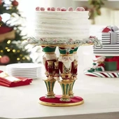 christmas 芭蕾舞靴子三层盘架 hol snowman treats