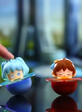 虚拟歌姬团不倒翁摆件卡通树脂工艺品可爱办公桌面装饰品定制打样