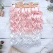 20卡m棉花娃娃假FQJ发接发片 3BB夹子娃温发炸毛接高c丝柔软丝假