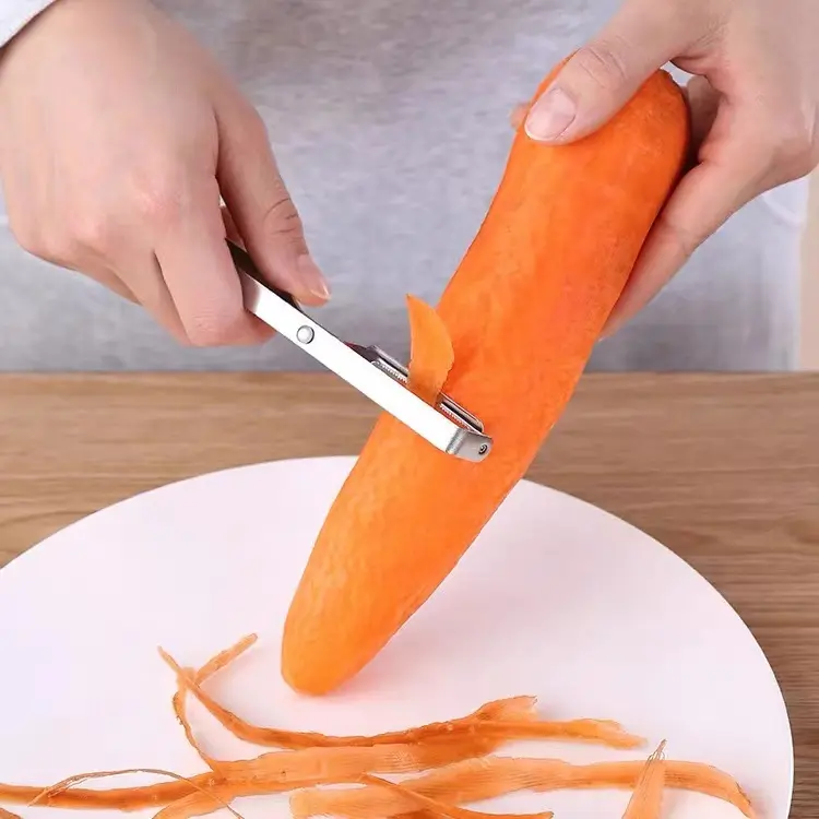 不锈钢削皮刀水果削皮器牙刷型 土豆刮皮刀厨房多功能家用瓜果刨