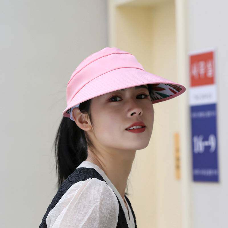 遮阳帽女夏天防晒大沿休闲百搭出游韩版女士空顶夏季遮脸太阳帽子