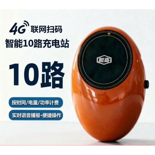 桩嘉4G扫码10路户外智能充电桩