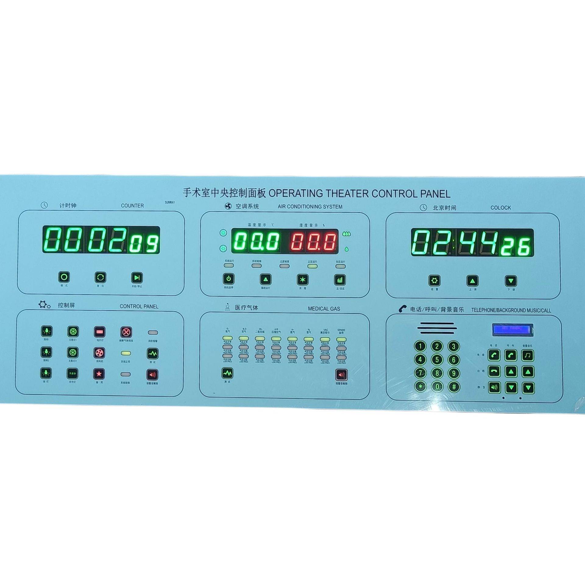 情报控制面板远程空调系统医用手术室计时器综合情报控制面板