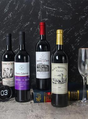 客厅红酒饰品模拟红酒酒柜展厅高雅高雅大气道具红酒流行假红酒香