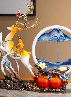 流沙画 画美家摆件客厅电视柜酒柜装饰品玄关招财乔迁新居礼品