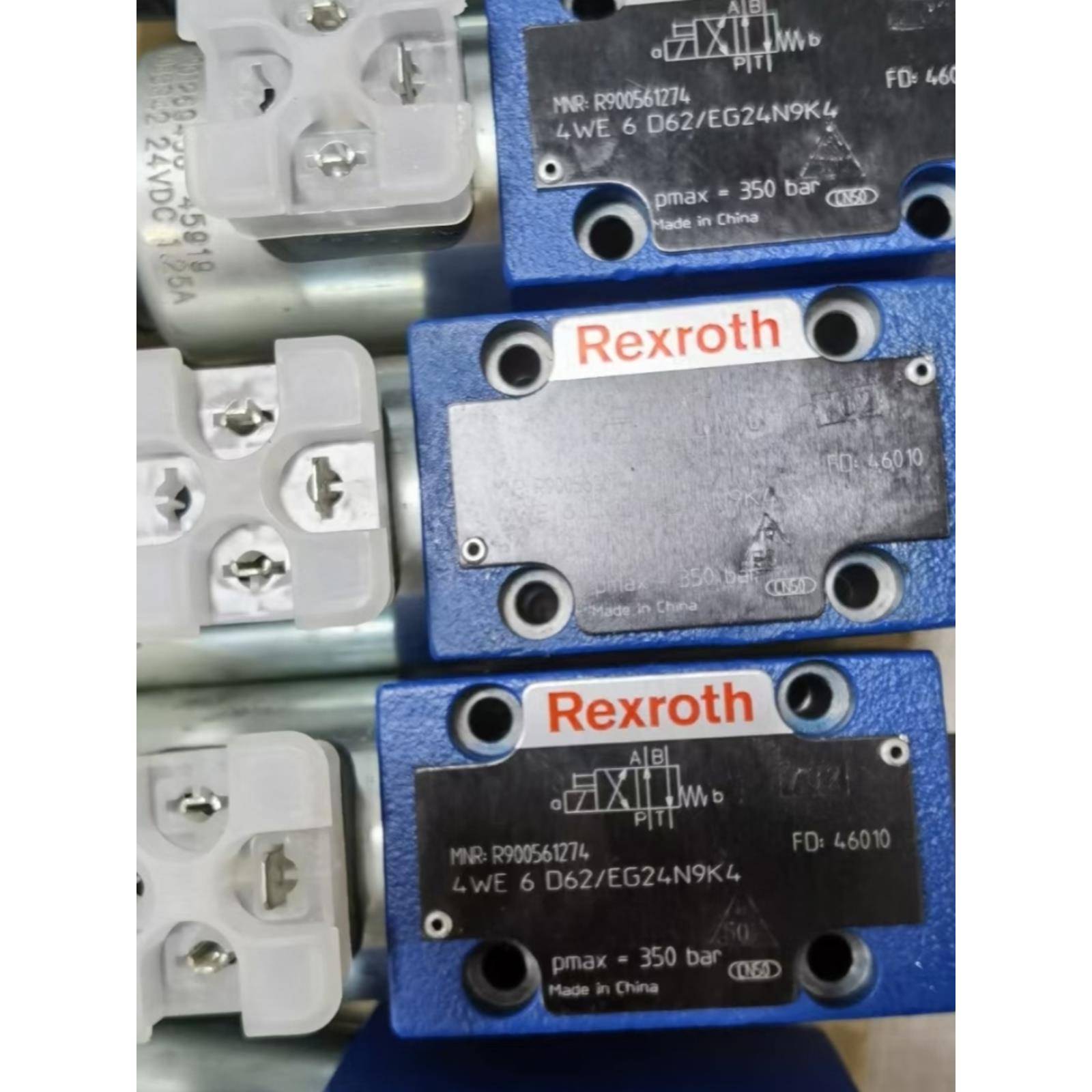 换向阀4WE6D6X/EW230N9K4液压阀4WE6D62/力士乐电磁阀6通径方向阀