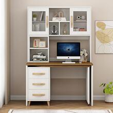 旋转书桌转角儿童书架书柜一体小户型拐角纯实木客厅可移动带抽屉