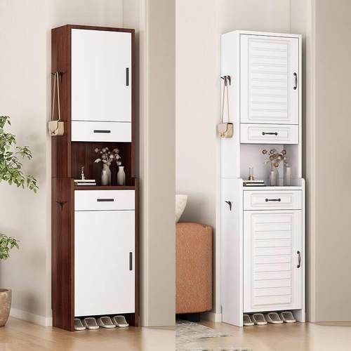 入户鞋柜家用门口玄关柜小户型现代简约超窄储物收纳柜50cm省空间
