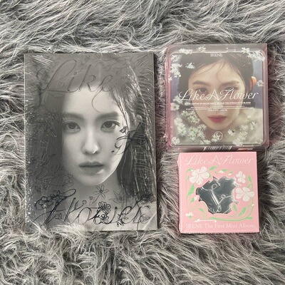 裴珠泫专辑 IRENE迷你1 Like A Flower小卡周边红贝贝Red Velvet