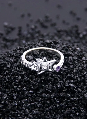 的奇妙冒险戒指空条承太郎同款 之星铜制指环不灭钻石戒指/指环