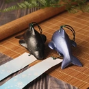 工廠 鑄鐵海豚鯨魚金魚風(fēng)鈴陽臺(tái)掛飾復(fù)古鐵器鈴鐺風(fēng)鈴及配件 日式