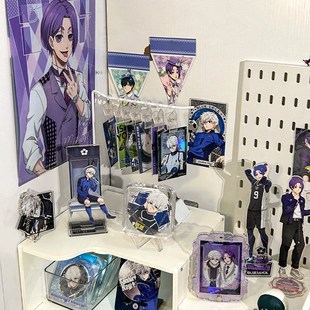 吧唧转角收纳架痛桌好物多层追y星立牌展示痛柜宿舍桌面谷子置物