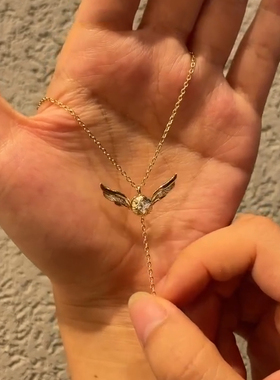 秋冬金色飞贼吊坠项链女配饰