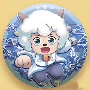 【自制】喜羊羊与灰太狼之奇侠大营救可爱角色吧唧谷动漫挂件礼物