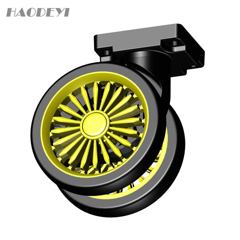 塑料万向轮箱包夏季轮子手拉车静音轮小轮子购物车轮子拉杆箱轮