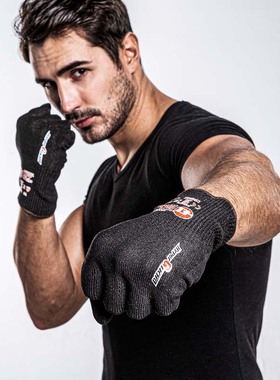 黑色6级防割手套劳保耐磨防滑安保训练锋利刀P防护后勤特训钢丝F