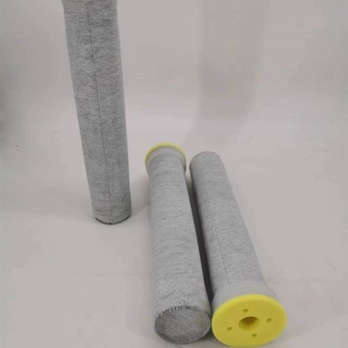 真空上料机滤芯滤筒 黄色注胶盖吸料机滤袋式聚R酯 涤纶针刺毡滤