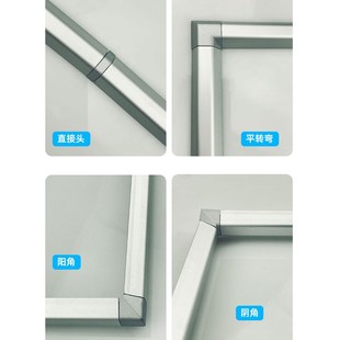 铝合金走线槽g室内明线隐形神器黑家用梯形地面穿线管槽电线保护