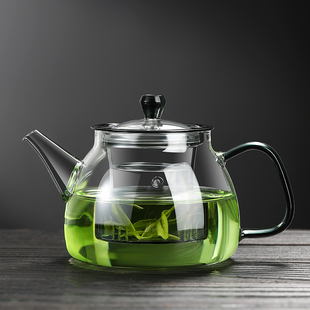 玻璃茶壶泡茶壶家用o加厚耐高温大容量茶水分离煮茶壶单壶功夫茶