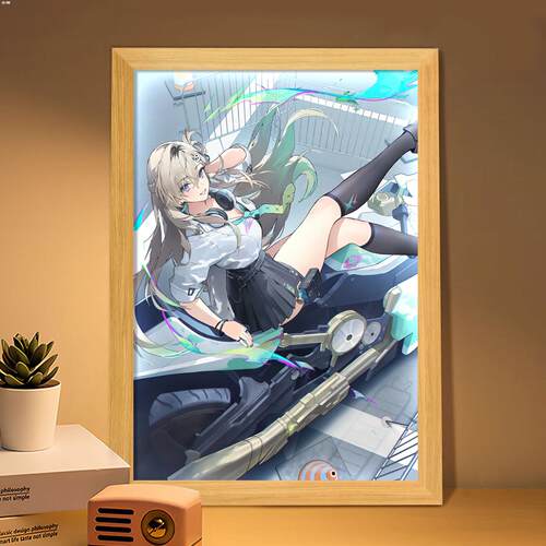 琳奈周边灯光画鸣潮二次元热门游戏同人手办吧唧装饰摆件创意礼物