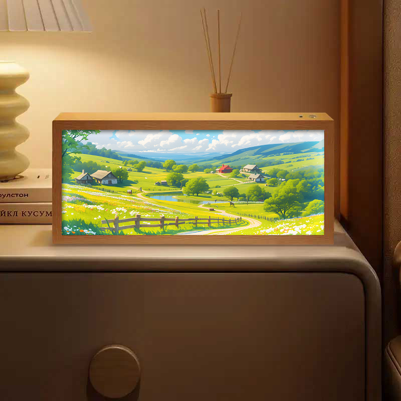 治愈系高颜值生日礼物女生送闺蜜实用灯光画卧室氛围感小夜灯摆件