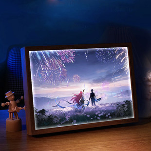 龙族上杉绘梨衣路明非周边灯光画卧室音响小夜灯生日礼物手办摆件