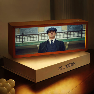 电影浴血黑帮汤米谢尔比周边灯光画卧室音响小夜灯送朋友发光礼物