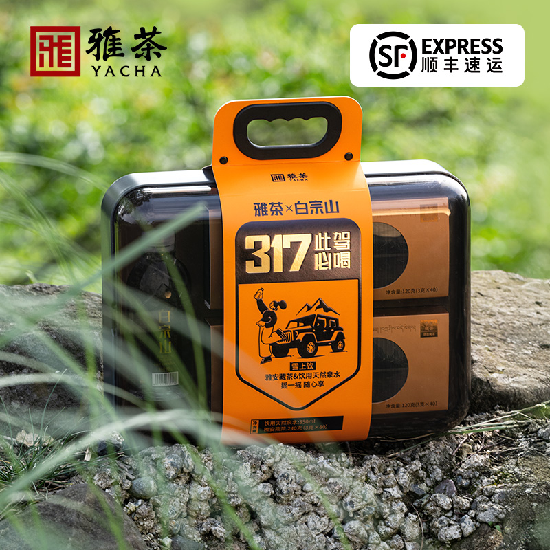 雅茶雅安藏茶黑茶317雪上饮礼盒