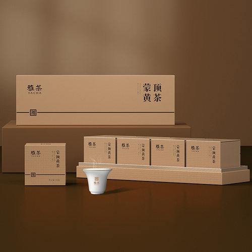 臻雅-蒙顶黄芽雅安黄芽核心产区茶叶礼盒