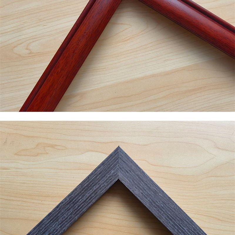相框边框定制实木线条软木板毛毡照片I墙边框镜子十字绣装裱框