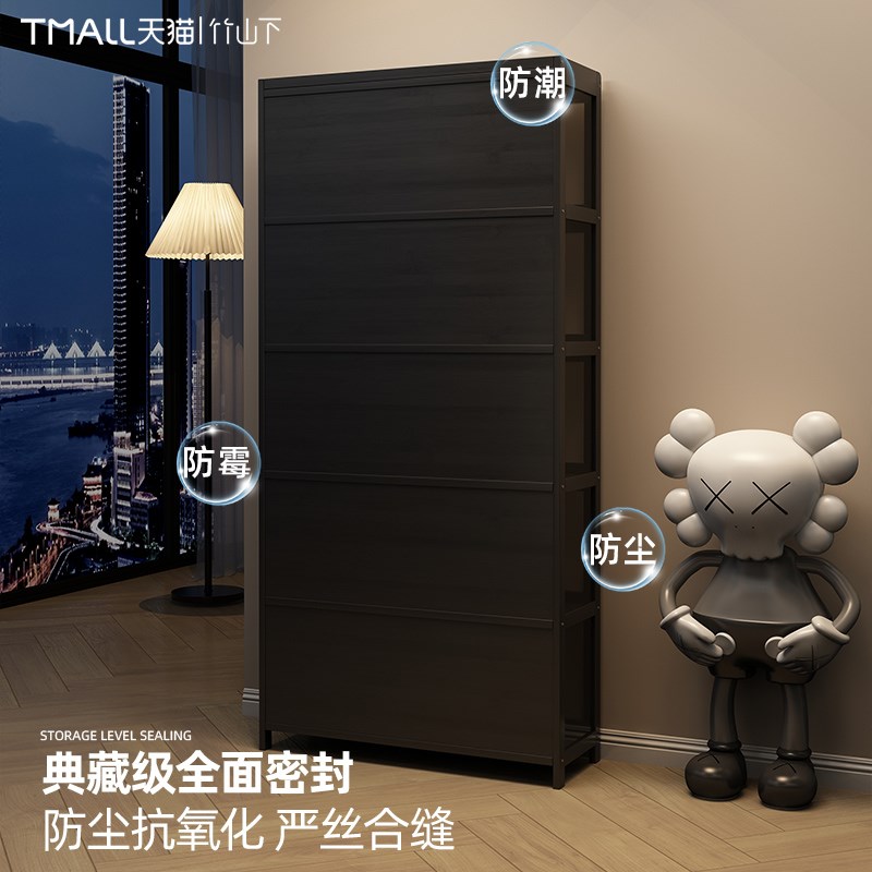 家用展示柜亚f克力带锁多层模型透明玩具摆放艺术品收纳玻璃防尘