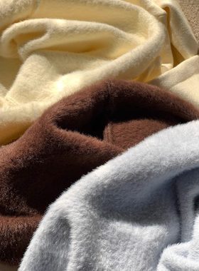 【限时2件99】秋冬季加绒毛衣女圆领宽松慵懒风针织衫上衣M130