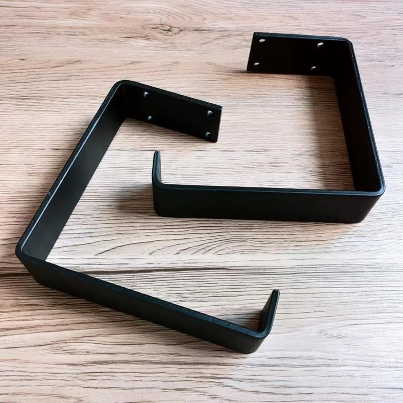 桌底托架Ud型主机箱音响电源层板收纳升降桌底下悬挂架支撑置物架