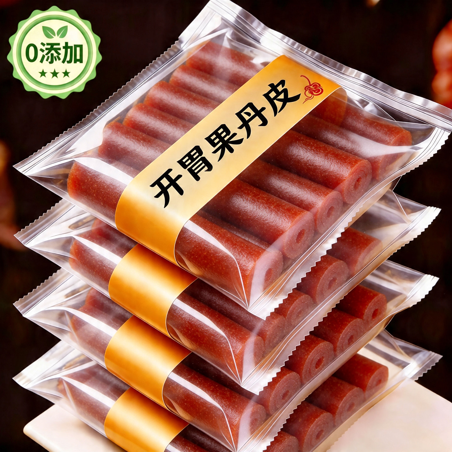 果丹皮山楂卷零食无糖精无添加糖人专用片球六物山楂丸中药材老式