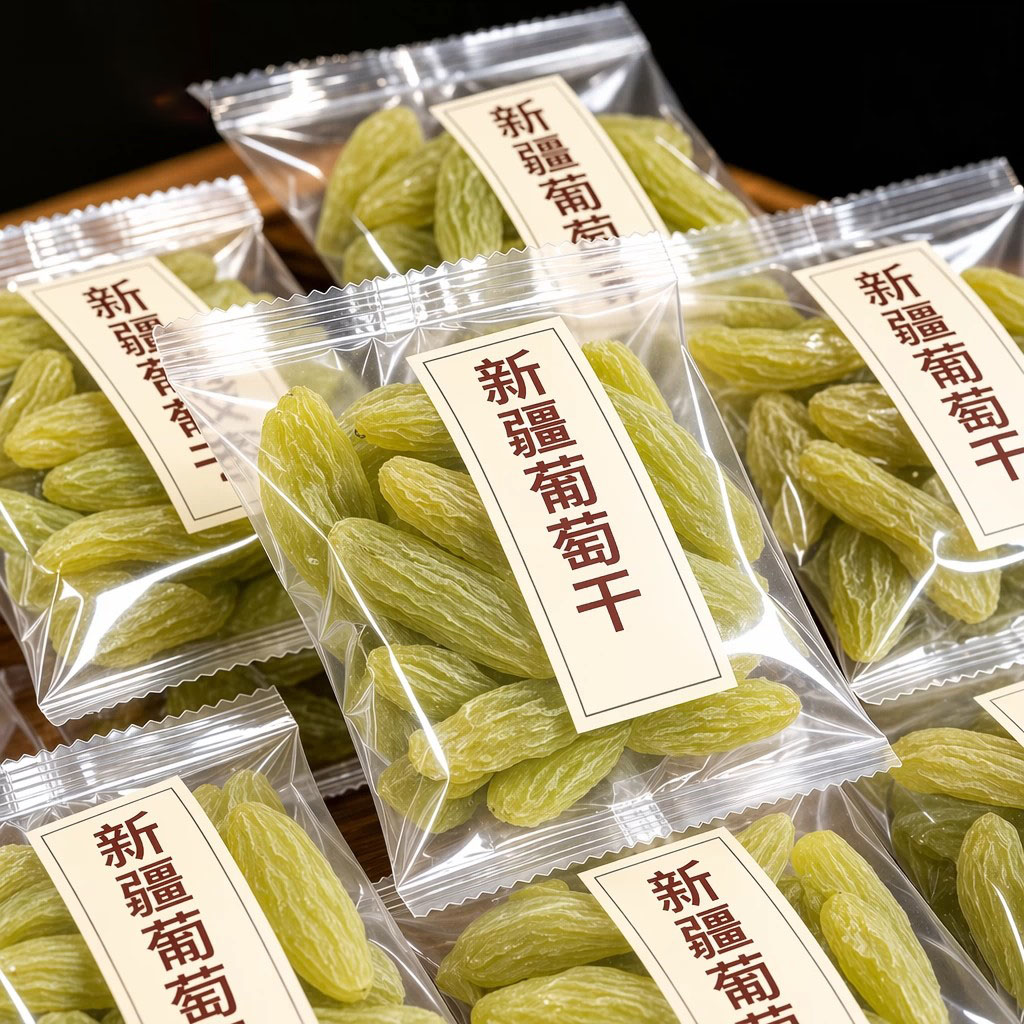 葡萄干独立小包装绿香妃新疆特级超大免洗官方旗舰店吐鲁番特产烘