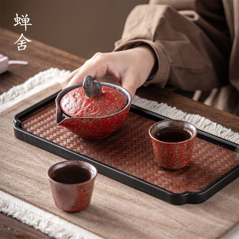 蝉舍满山红小马一壶二杯礼装