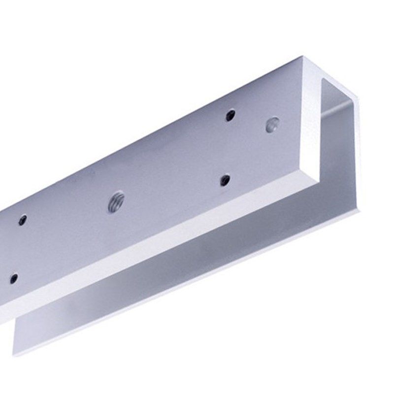 Headen宏大280KG磁力锁U型支架磁力锁玻璃夹/门禁锁电磁锁玻璃夹